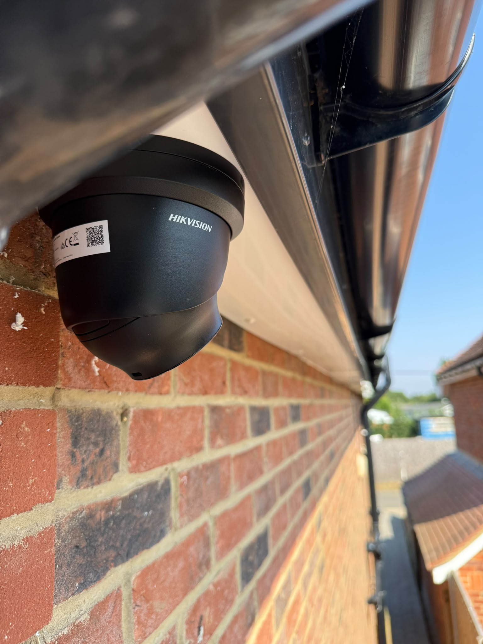 Exterior security camera